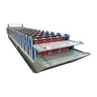 Color Steel Double Layer Deck Roof Panel Tile Roll Forming Machine