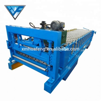 Steel Roof Panel Corrugated Plate Cold Roll Forming Machine