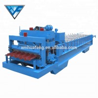 Colored Panel Tile Making Forming Machine Color Steel Roof Machine HF