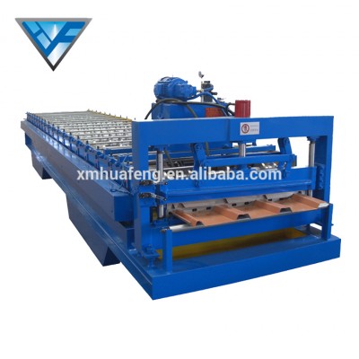 YX35-1000 Automatic Roof Production Line Coloured Steel Panel Forming Roof Steel Making Machine