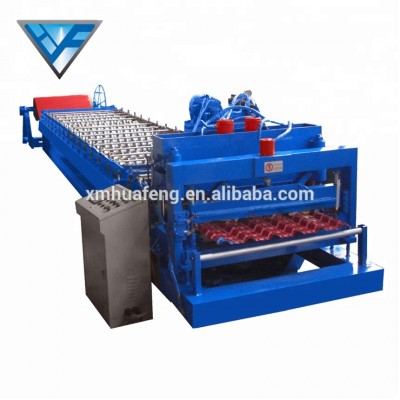 Tile Making Machine Glazed Tile Roll Forming Machine Zinc Roofing Sheet Machine YX32-194-970